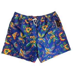 Polo Ralph Lauren Men’s 2XB Swim Trunks Lined Shorts Pockets Drawstring Floral